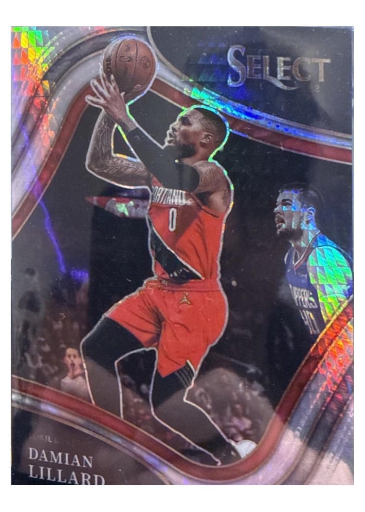 2022-23 Panini Select Base Set Damian Lillard #7 card