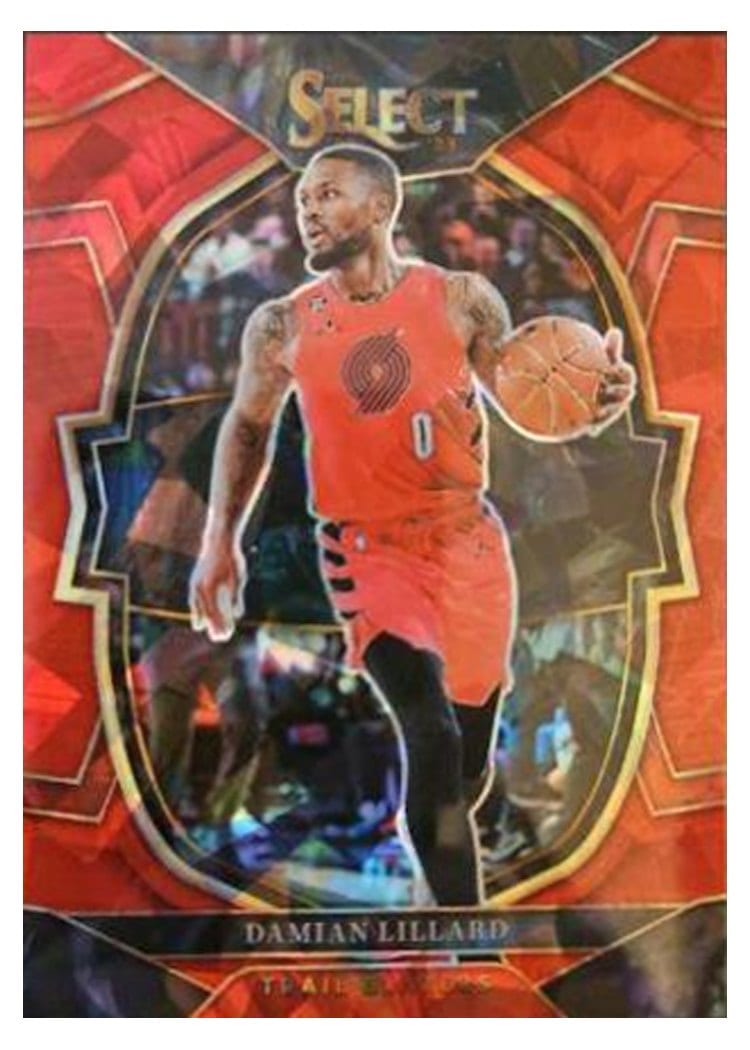 2022-23 Panini Select Base Set Damian Lillard #7 card