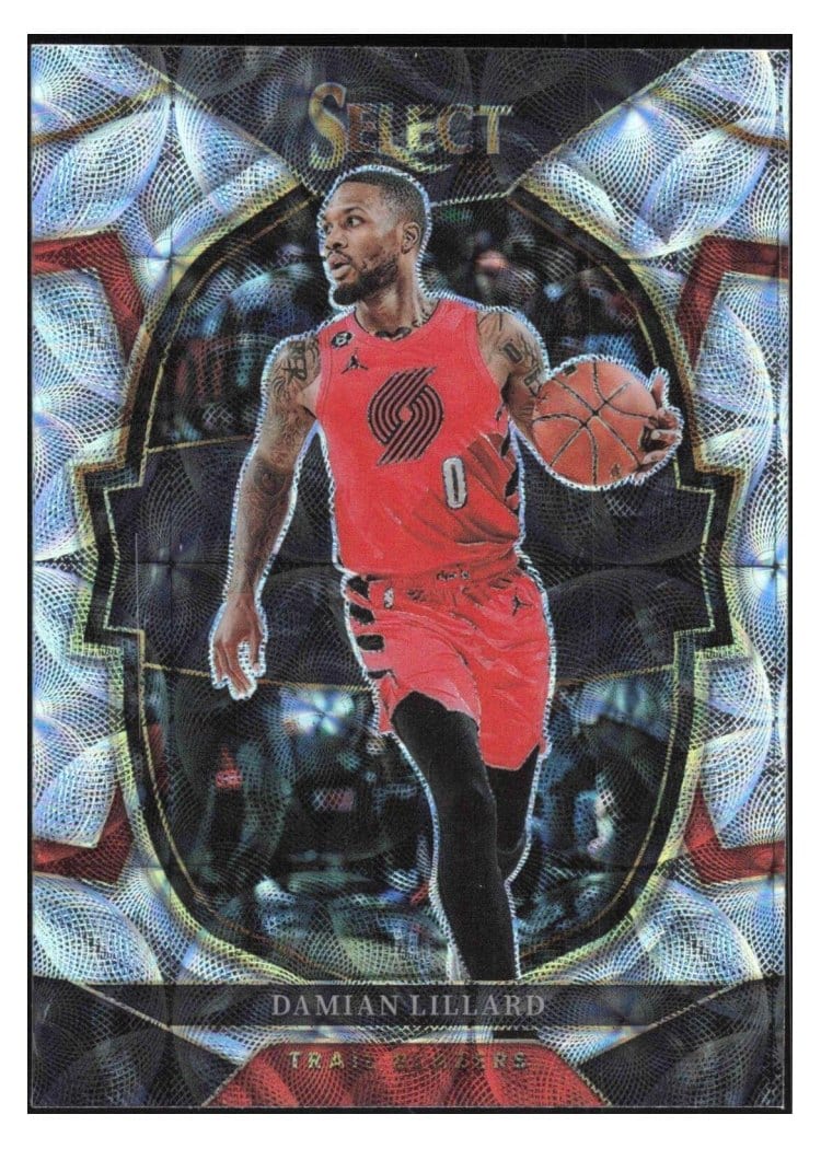 2022-23 Panini Select Base Set Damian Lillard #7 card