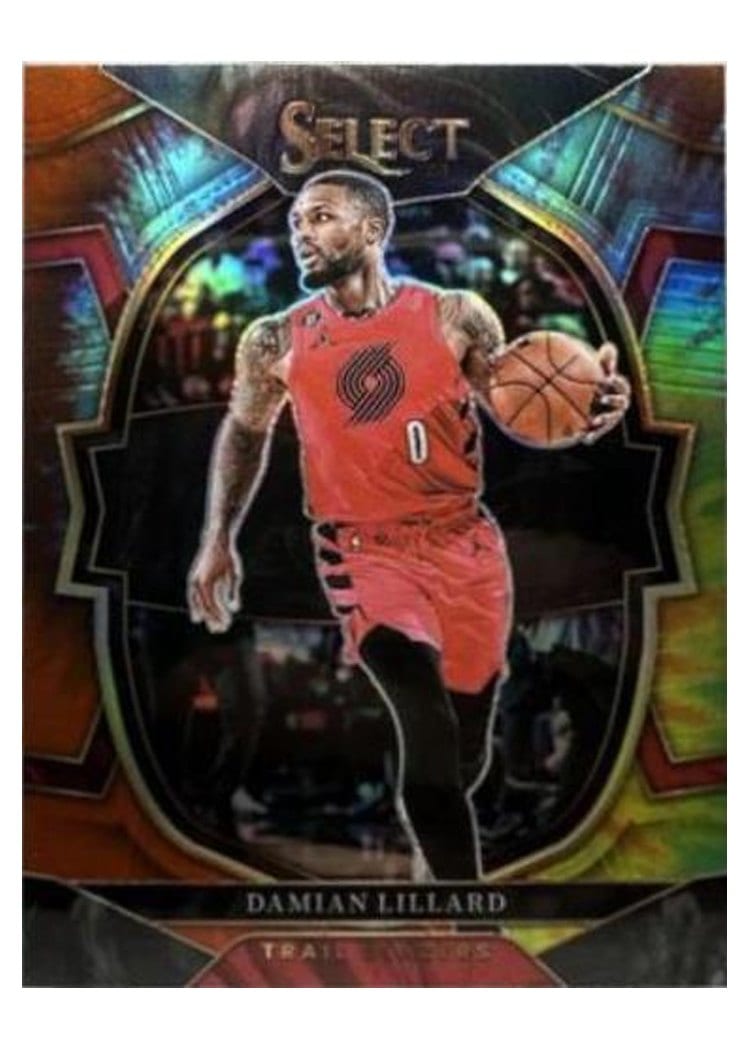 2022-23 Panini Select Base Set Damian Lillard #7 card