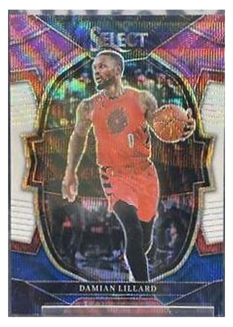2022-23 Panini Select Base Set Damian Lillard #7 card