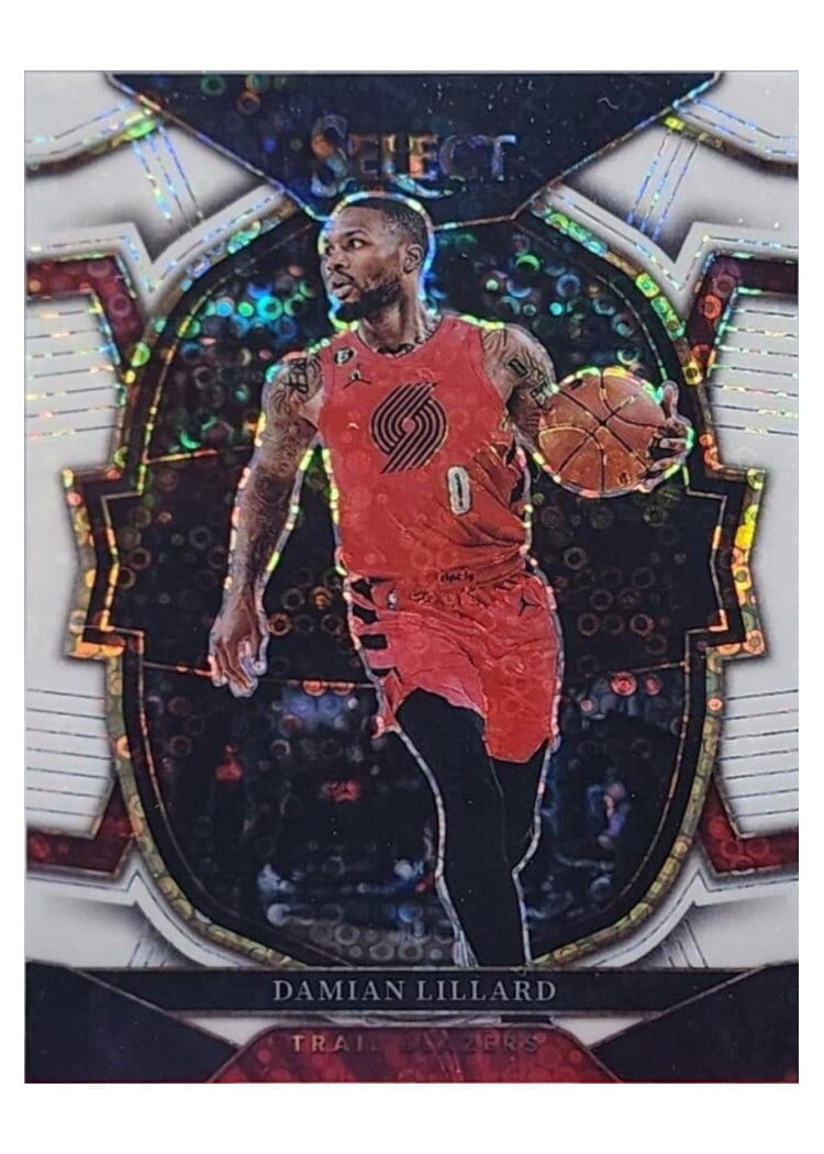 2022-23 Panini Select Base Set Damian Lillard #7 card