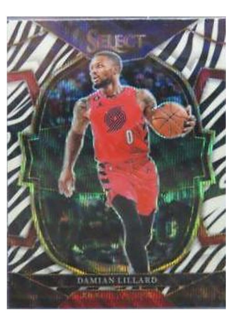 2022-23 Panini Select Base Set Damian Lillard #7 card