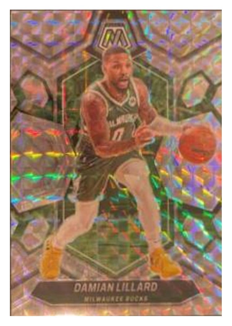 2023-24 Panini Mosaic Base Set Damian Lillard #109 card