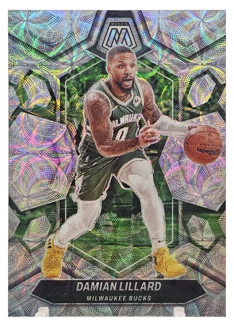 2023-24 Panini Mosaic Base Set Damian Lillard #109 card