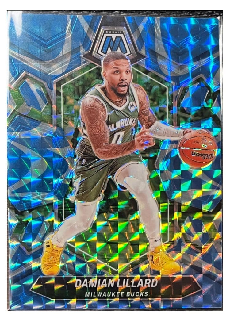 2023-24 Panini Mosaic Base Set Damian Lillard #109 card