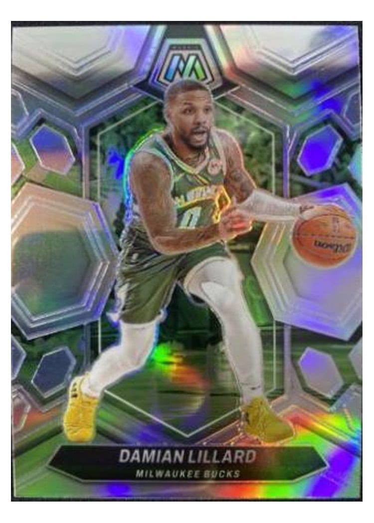 2023-24 Panini Mosaic Base Set Damian Lillard #109 card