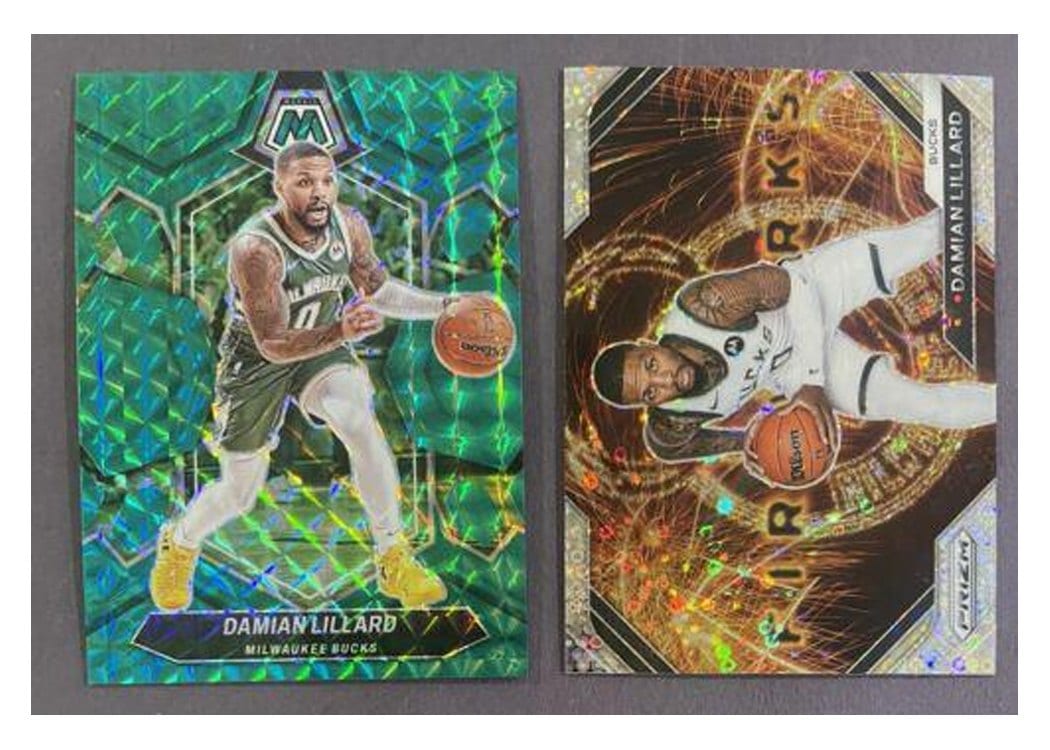 2023-24 Panini Mosaic Base Set Damian Lillard #109 card