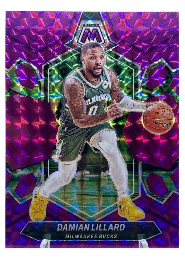 2023-24 Panini Mosaic Base Set Damian Lillard #109 card