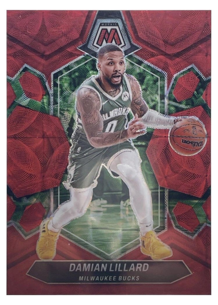2023-24 Panini Mosaic Base Set Damian Lillard #109 card