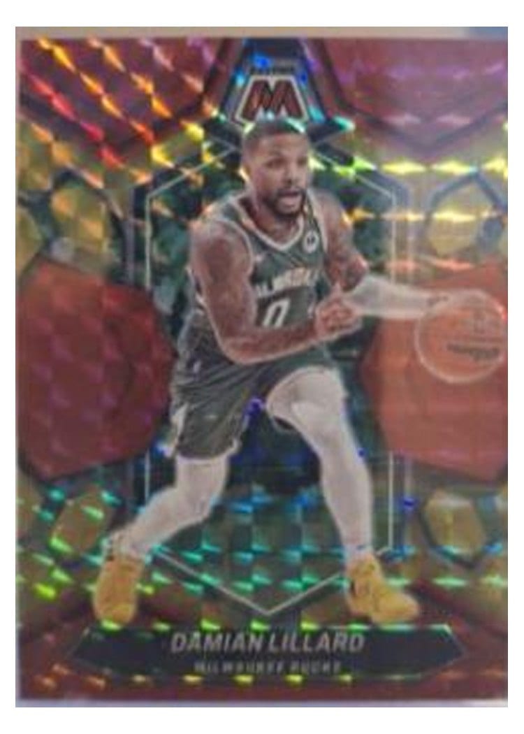 2023-24 Panini Mosaic Base Set Damian Lillard #109 card