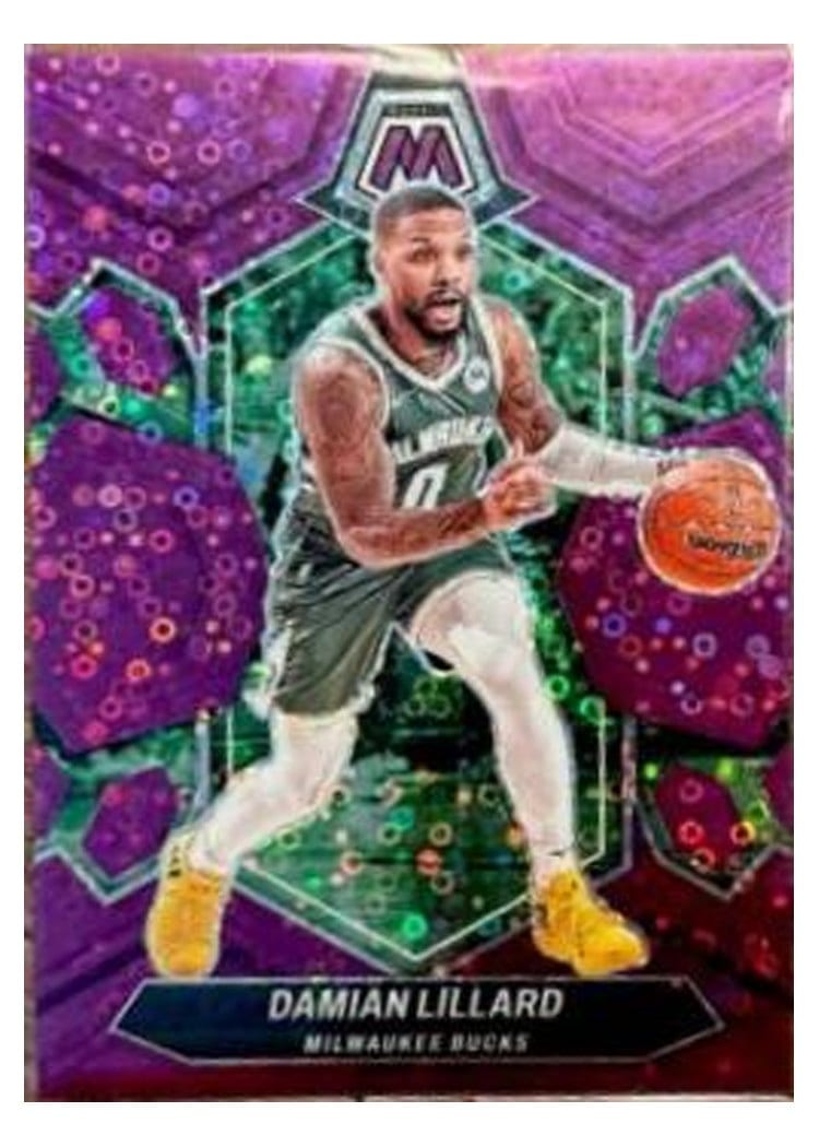 2023-24 Panini Mosaic Base Set Damian Lillard #109 card