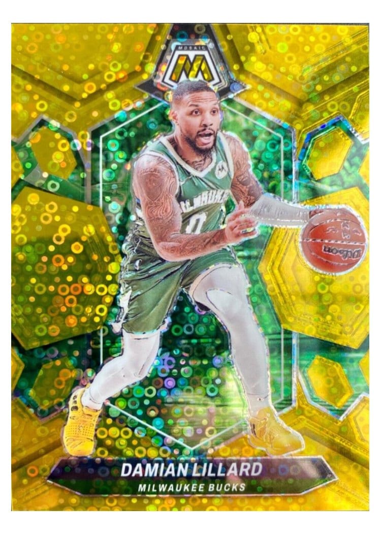 2023-24 Panini Mosaic Base Set Damian Lillard #109 card