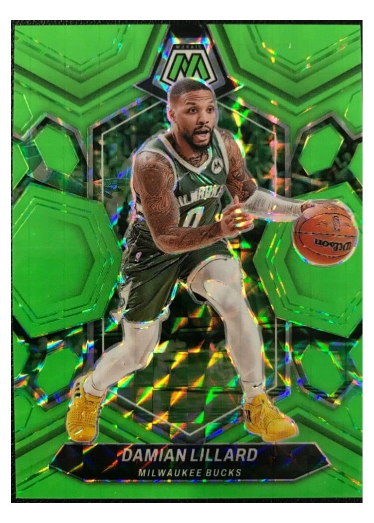2023-24 Panini Mosaic Base Set Damian Lillard #109 card