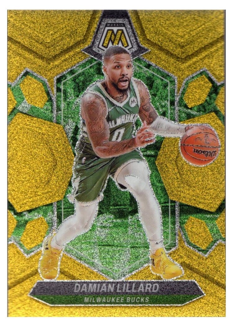 2023-24 Panini Mosaic Base Set Damian Lillard #109 card