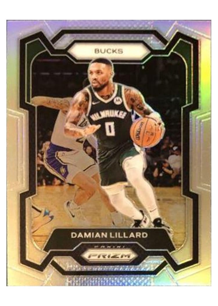 2023-24 Panini Prizm Base Set Damian Lillard #35 card