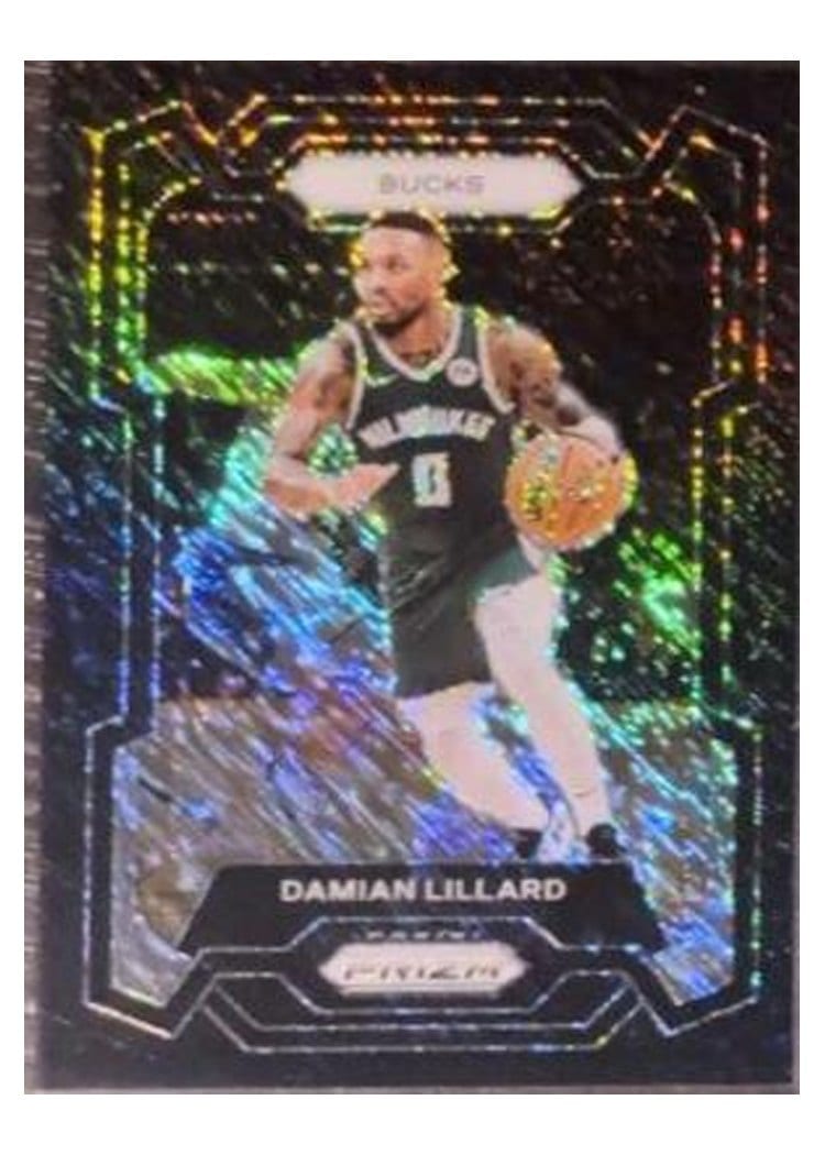 2023-24 Panini Prizm Base Set Damian Lillard #35 card