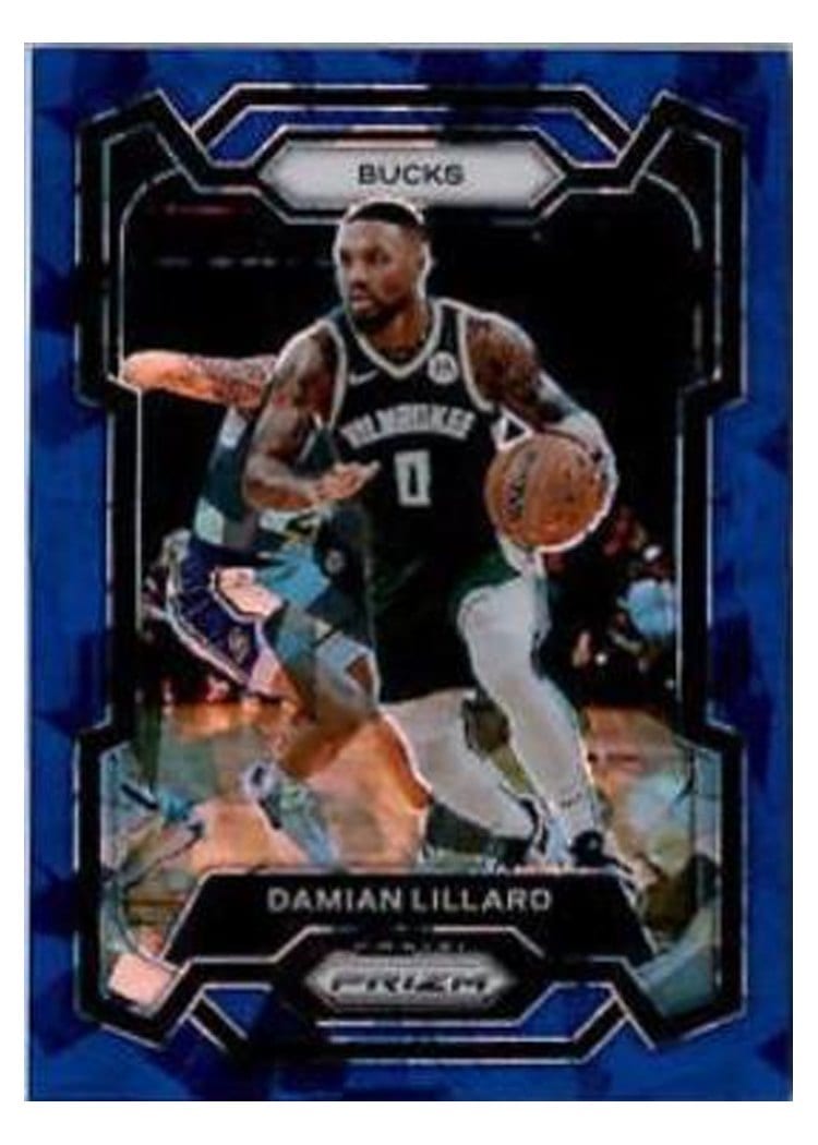 2023-24 Panini Prizm Base Set Damian Lillard #35 card