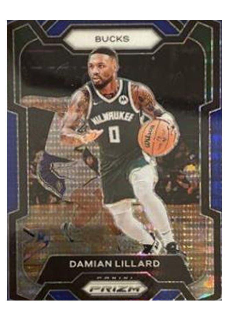 2023-24 Panini Prizm Base Set Damian Lillard #35 card