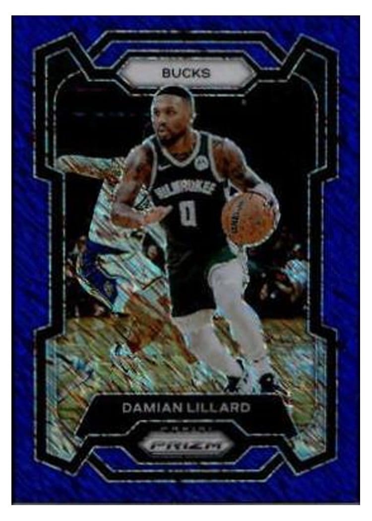 2023-24 Panini Prizm Base Set Damian Lillard #35 card