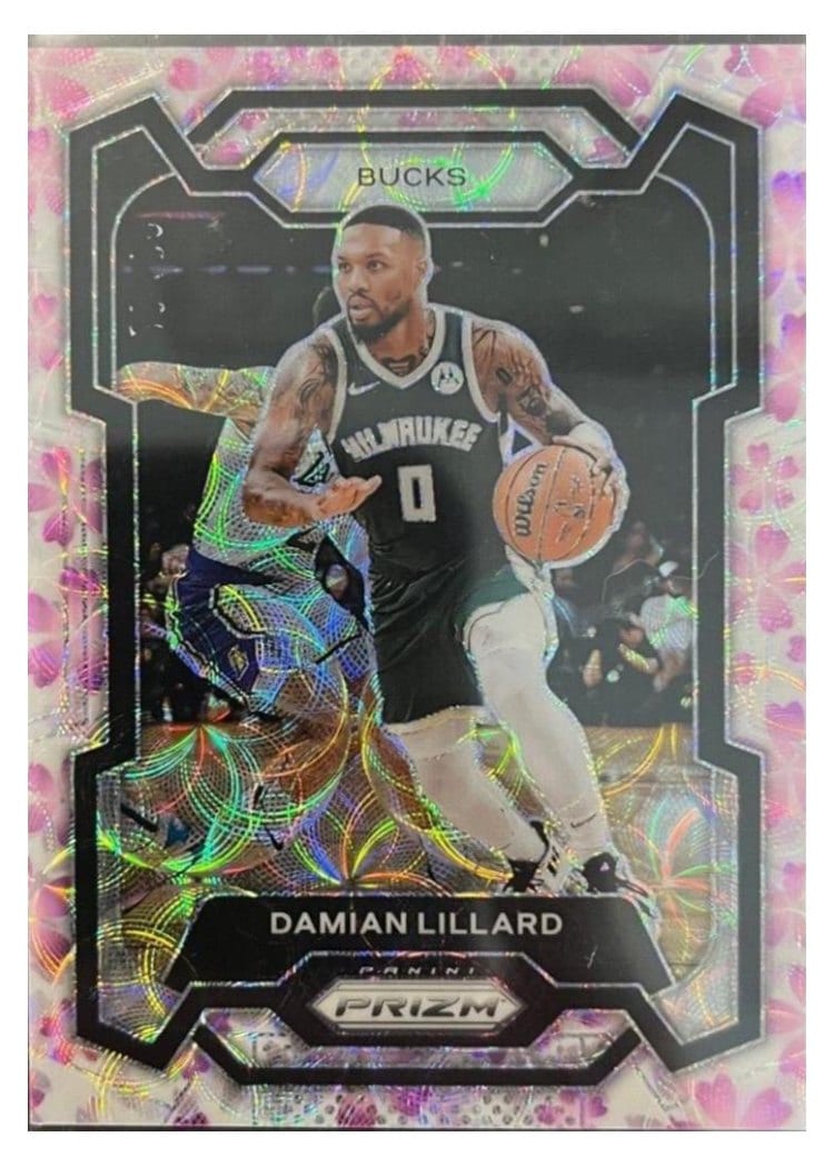 2023-24 Panini Prizm Base Set Damian Lillard #35 card