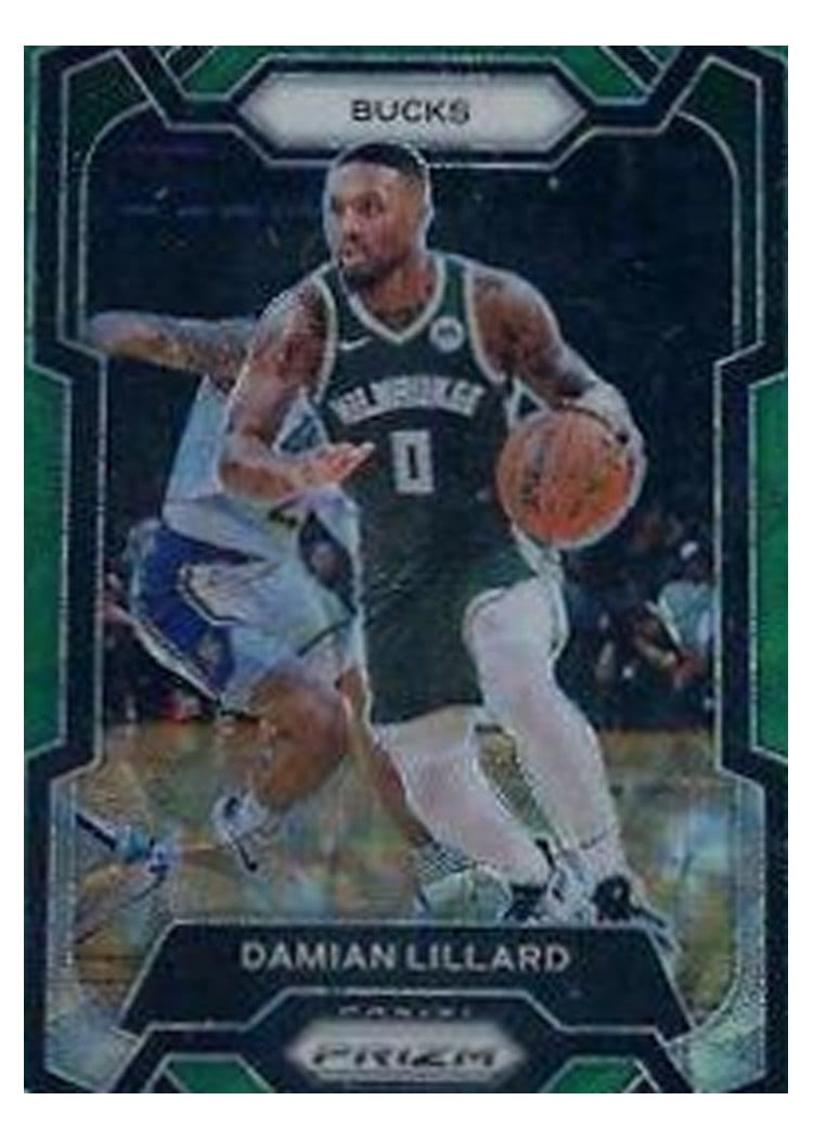 2023-24 Panini Prizm Base Set Damian Lillard #35 card