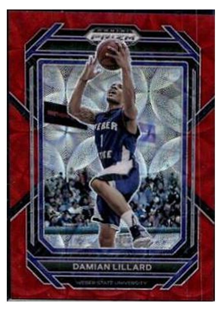 2023-24 Panini Prizm Base Set Damian Lillard #35 card