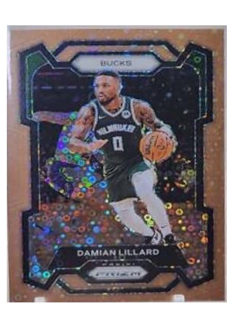 2023-24 Panini Prizm Base Set Damian Lillard #35 card