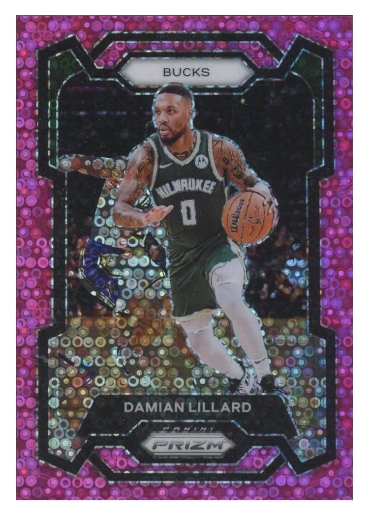2023-24 Panini Prizm Base Set Damian Lillard #35 card