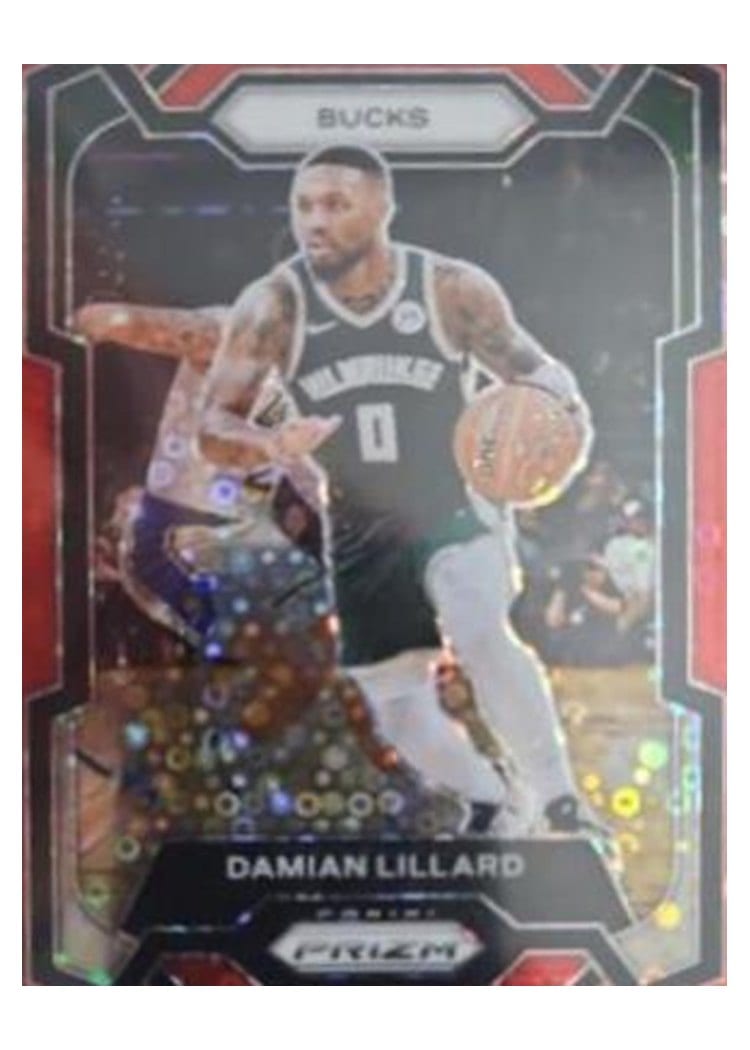 2023-24 Panini Prizm Base Set Damian Lillard #35 card