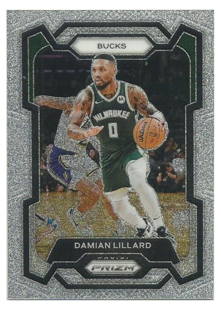 2023-24 Panini Prizm Base Set Damian Lillard #35 card