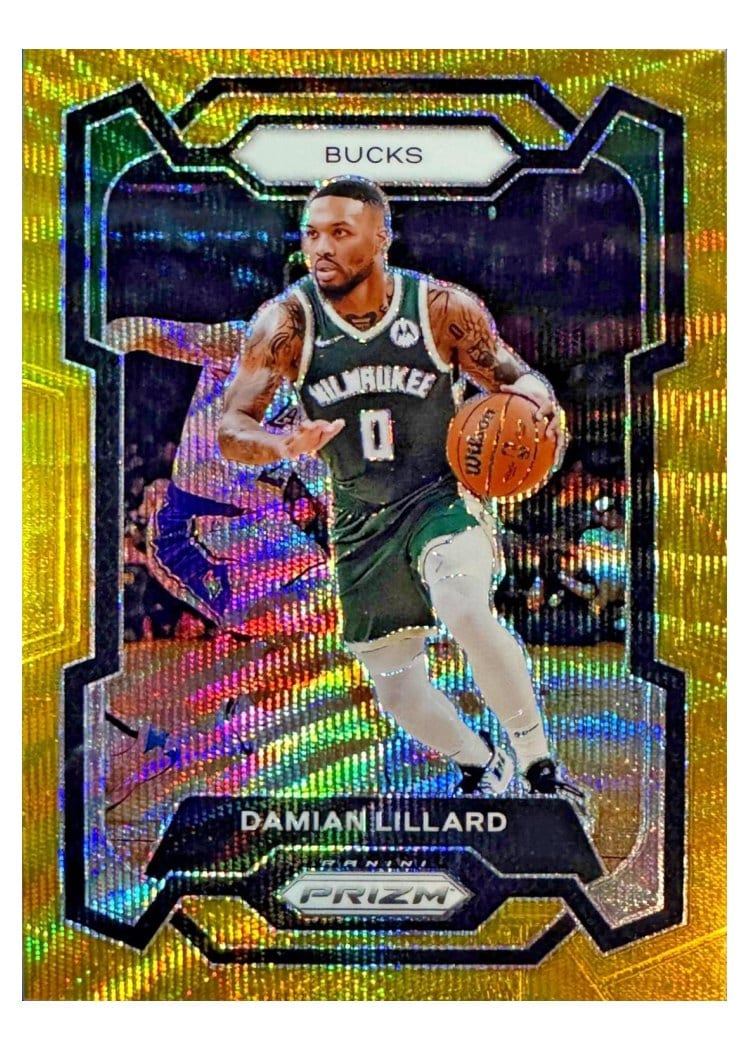2023-24 Panini Prizm Base Set Damian Lillard #35 card