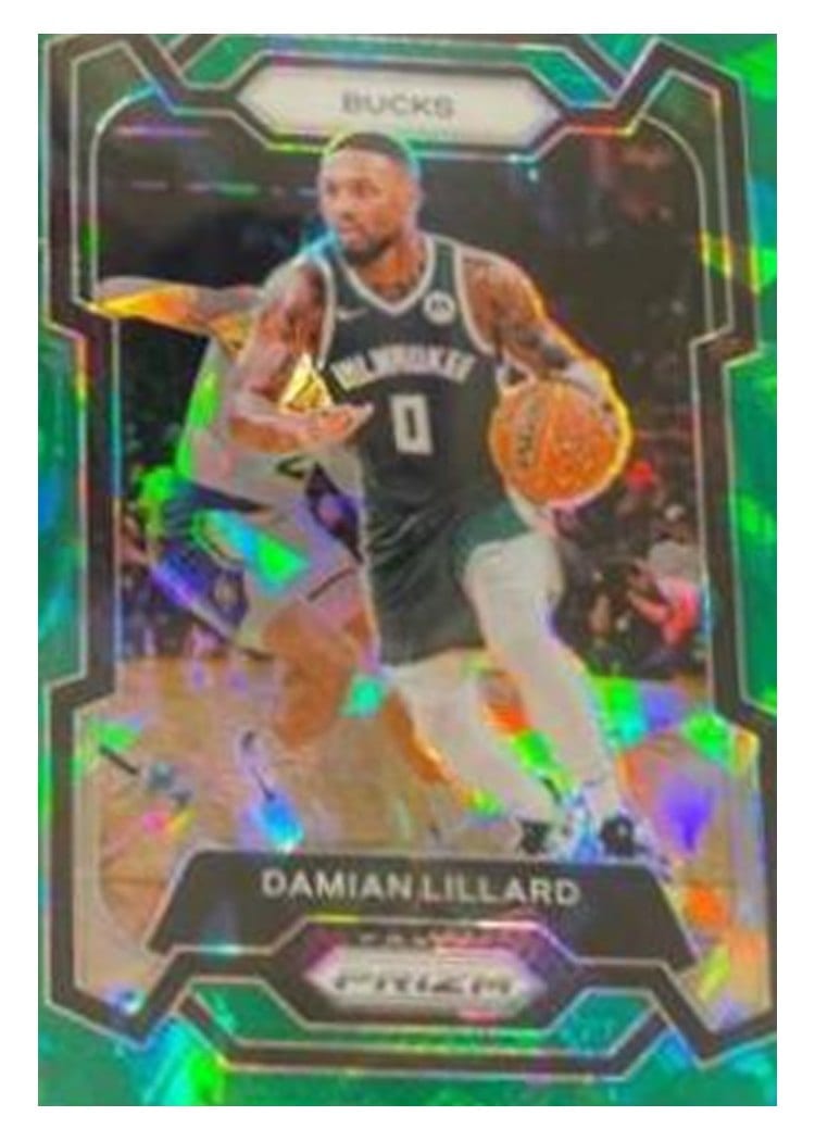 2023-24 Panini Prizm Base Set Damian Lillard #35 card