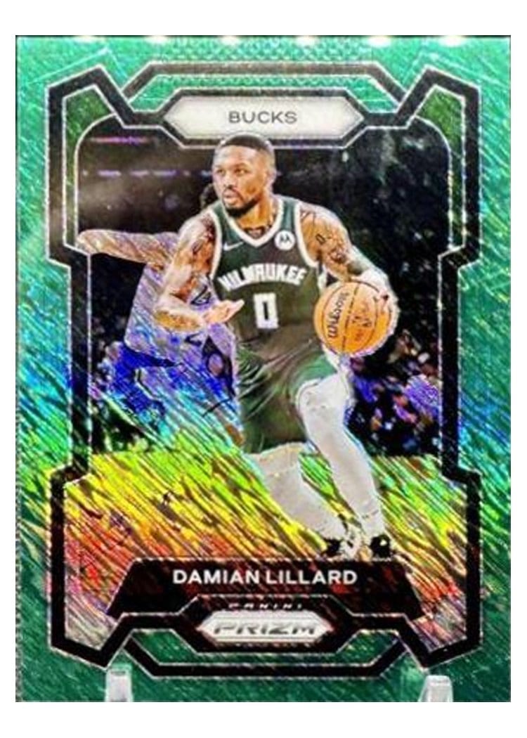 2023-24 Panini Prizm Base Set Damian Lillard #35 card