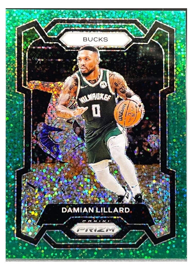 2023-24 Panini Prizm Base Set Damian Lillard #35 card