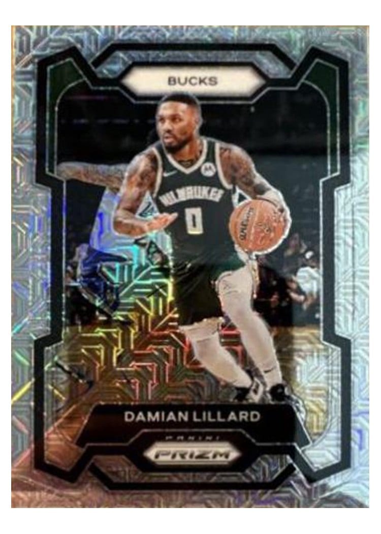 2023-24 Panini Prizm Base Set Damian Lillard #35 card