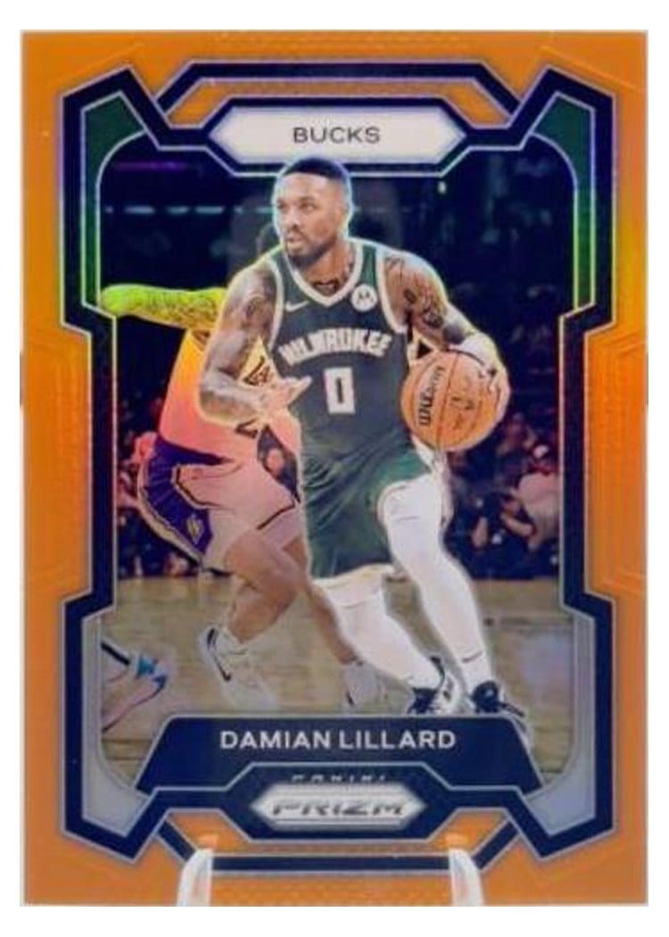 2023-24 Panini Prizm Base Set Damian Lillard #35 card