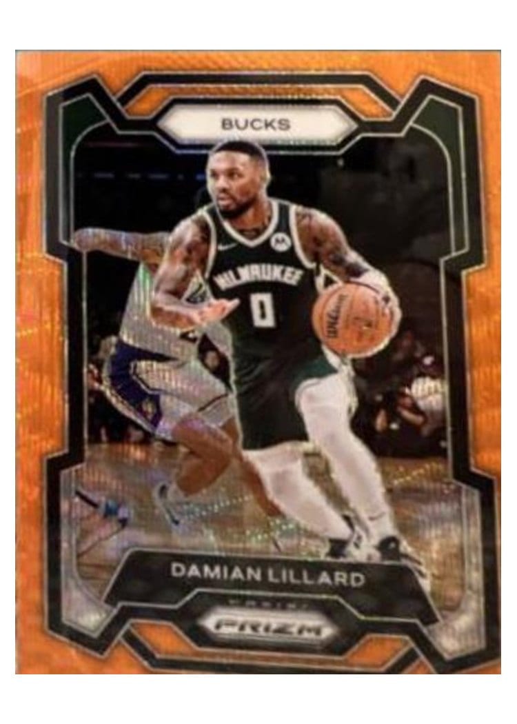 2023-24 Panini Prizm Base Set Damian Lillard #35 card