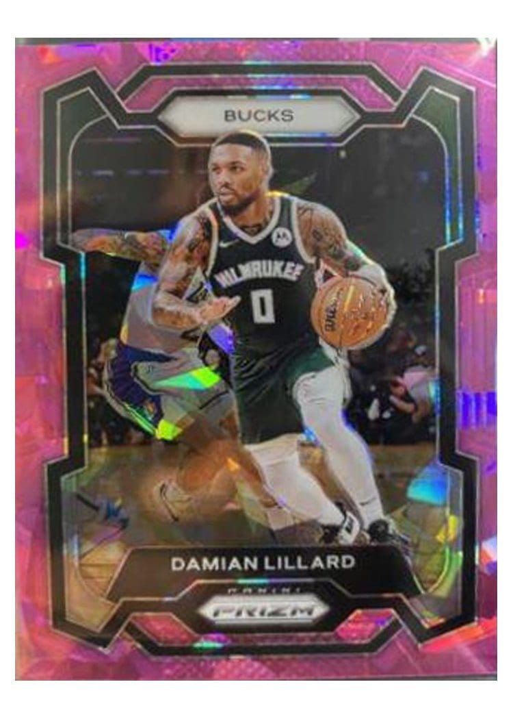 2023-24 Panini Prizm Base Set Damian Lillard #35 card