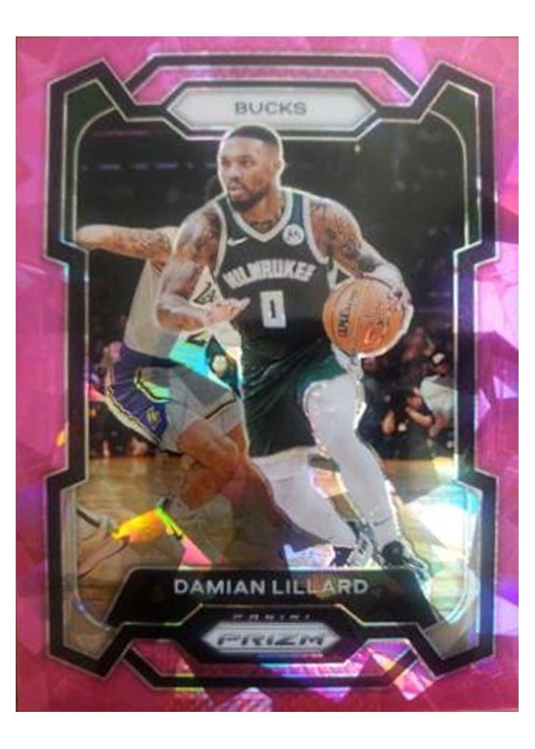 2023-24 Panini Prizm Base Set Damian Lillard #35 card