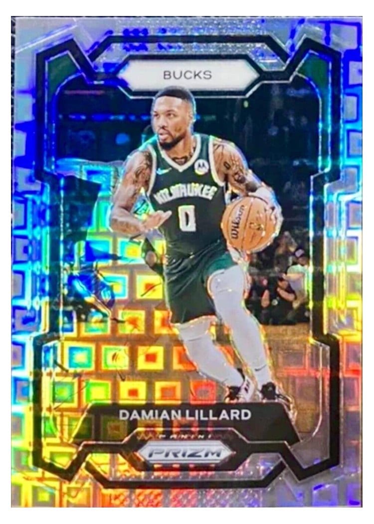 2023-24 Panini Prizm Base Set Damian Lillard #35 card