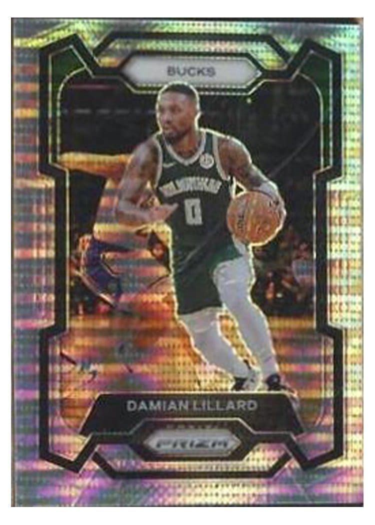 2023-24 Panini Prizm Base Set Damian Lillard #35 card