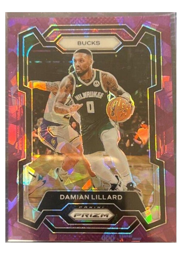 2023-24 Panini Prizm Base Set Damian Lillard #35 card