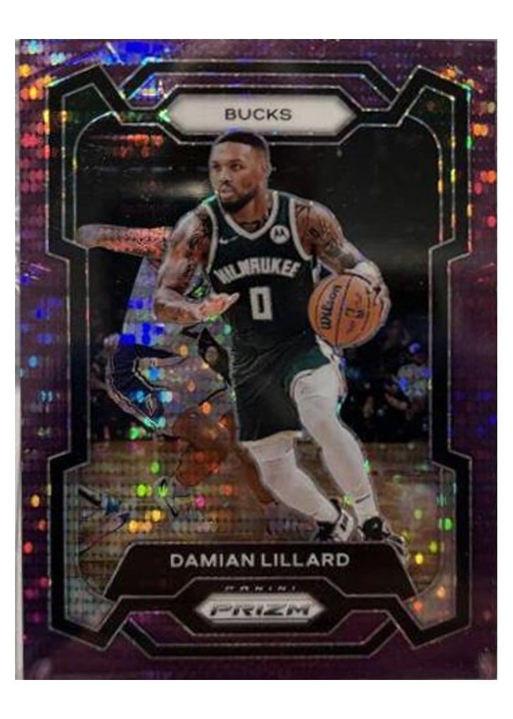 2023-24 Panini Prizm Base Set Damian Lillard #35 card