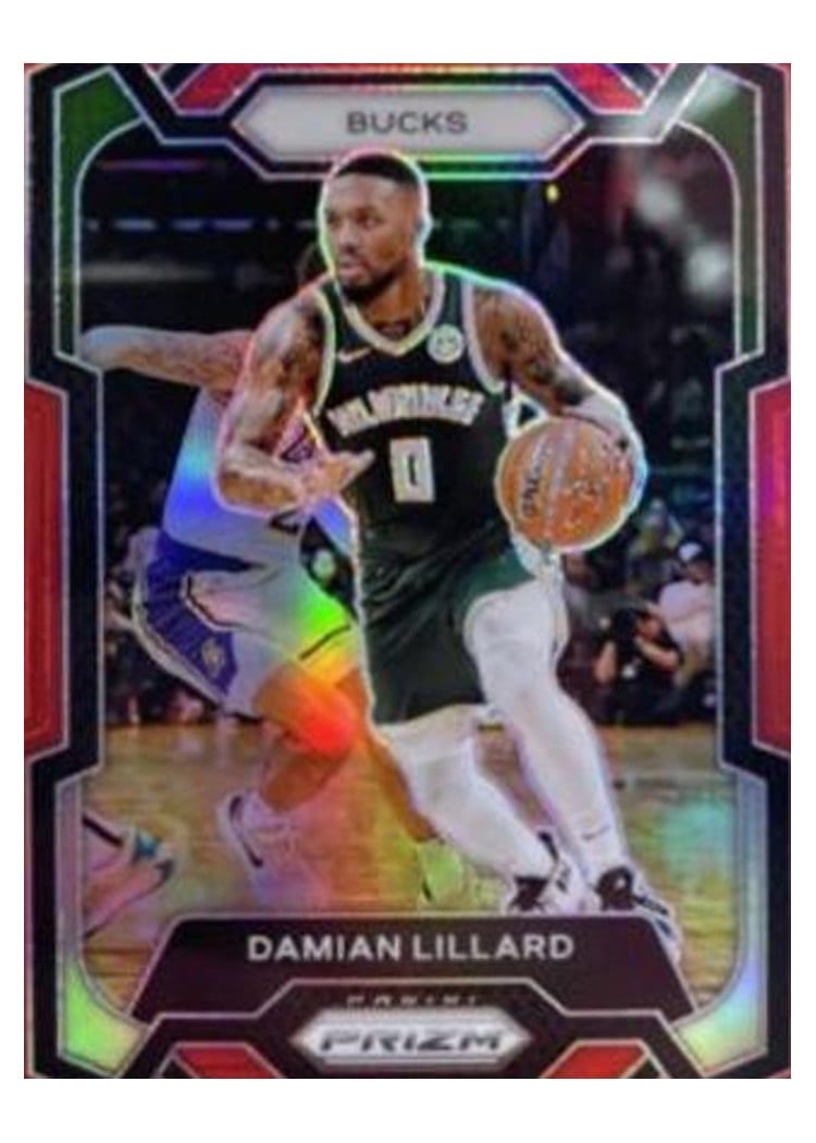 2023-24 Panini Prizm Base Set Damian Lillard #35 card