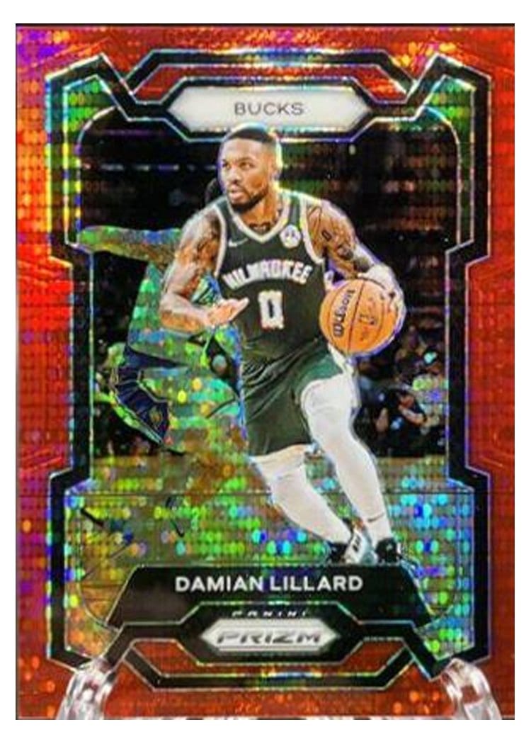 2023-24 Panini Prizm Base Set Damian Lillard #35 card