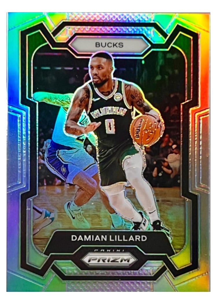 2023-24 Panini Prizm Base Set Damian Lillard #35 card