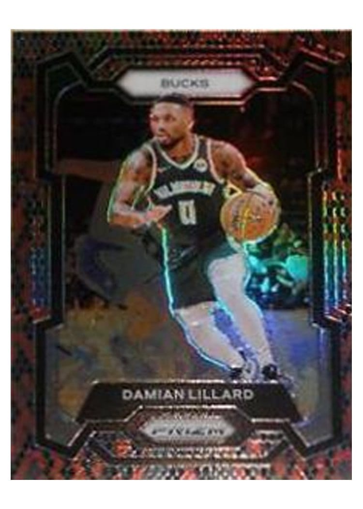 2023-24 Panini Prizm Base Set Damian Lillard #35 card