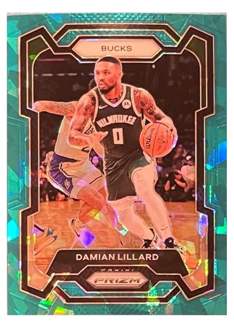 2023-24 Panini Prizm Base Set Damian Lillard #35 card