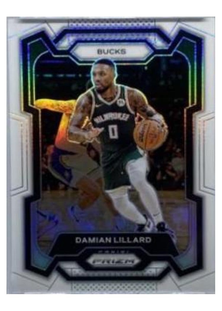 2023-24 Panini Prizm Base Set Damian Lillard #35 card